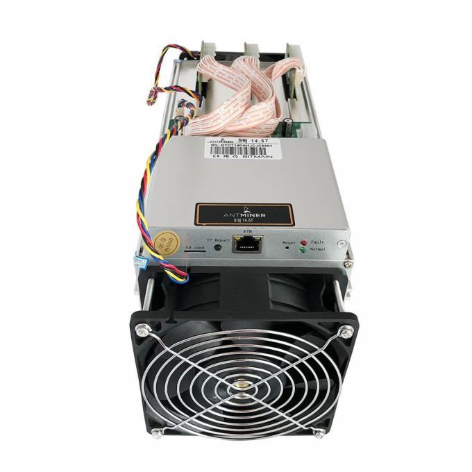 Blockchain-Bergmann Bitmain Antminer S9j 14.5th/S 1350W mit benutzter P.S.