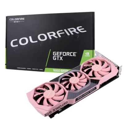 Qualität  GTX1660 Super RTX2060 Colorful Graphics Cards 6GB 192bit usine