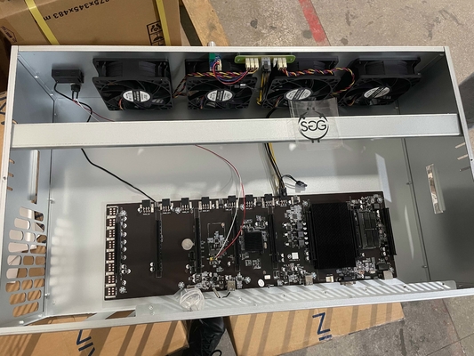 Bergbau-Rig Machines AMD A68 8 Gpu BTC ETH GPU Bergbau-Rig Frame SSD 128G