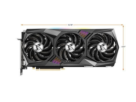 Bit Msi Rtx3080 3X 3080ti des Rechteck-256 Fan-Kühlkörper Gtx 3090ti Grafikkarten
