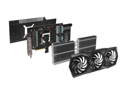 Bit Msi Rtx3080 3X 3080ti des Rechteck-256 Fan-Kühlkörper Gtx 3090ti Grafikkarten